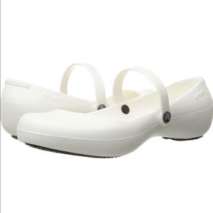 Women White Alice Crocs